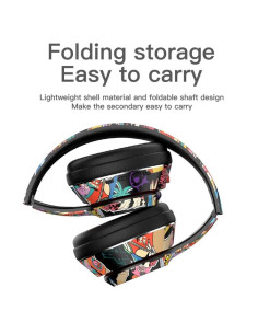 Deepbass R9 Caque Bluetooth sans fil  RVB, Hi-Fi - Noir 2