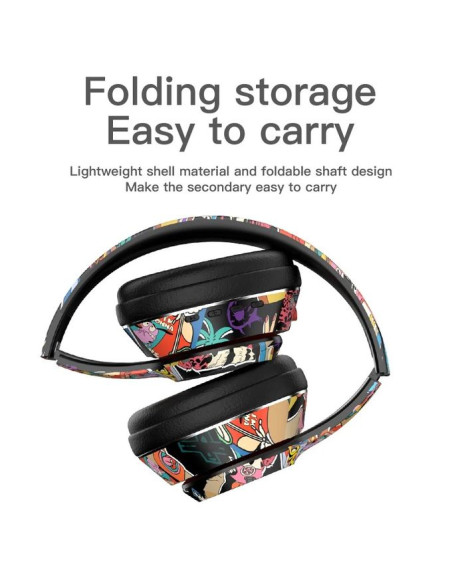 Deepbass R9 Caque Bluetooth sans fil  RVB, Hi-Fi - Noir