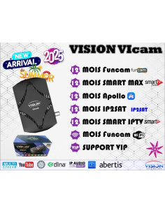 VISION VIcam - 12 Mois FUNCAM avec 12 Mois Smart et Smart...