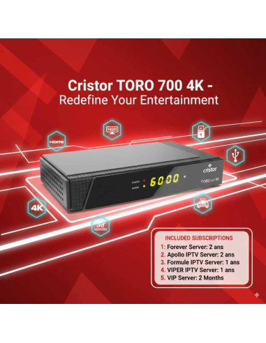 Cristor toro 700 4k