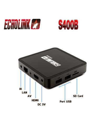 Echolink s400b Tv box android + 2 abonnement