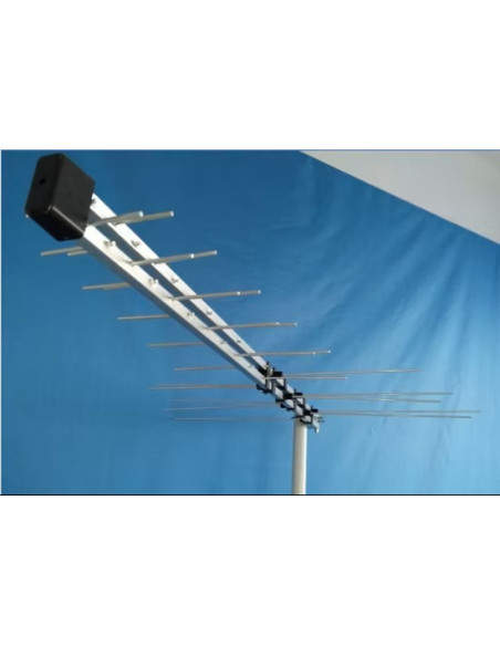 Antenne TV TNT 32 éléments log-périodique extérieure UHF VHF HDTV numérique