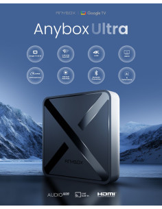 ANYBOX ULTRA Google TV 4K – WiFi 6G, HDR10, Abonnements illimités 2