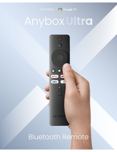 ANYBOX ULTRA Google TV 4K – WiFi 6G, HDR10,...