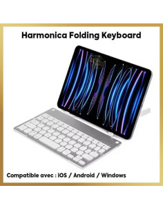 Mini Clavier Sans Fil Pliable Harmonica Bluetooth,... 2