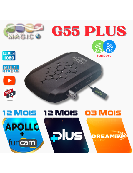 MAGIC G55 plus Décodeur satellite