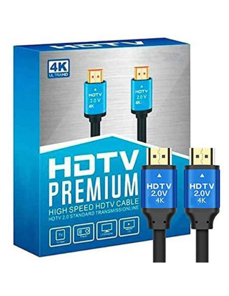 Câble HDMI Prémium HDTV 4K High Speed – 3m