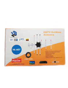 Antenne TNT extérieure UHF HDTV avec câble de 10 m