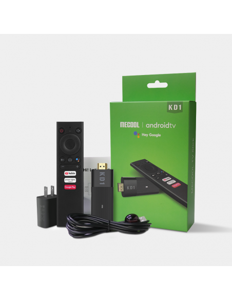 MECOOL KD1 TV Stick 2Go 16Go Android 10 Avec abonnement IPTV 12 mois