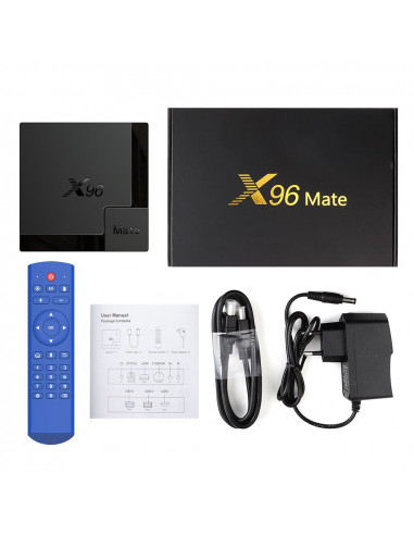 Tv Box X96 Mat 6K Android 10 4Go Ram 128Go...