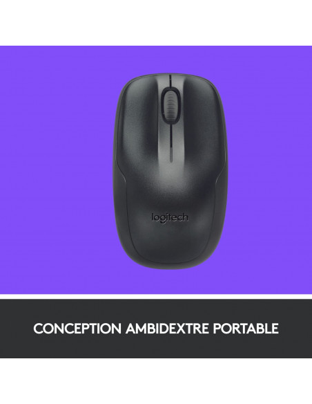 Logitech MK220 Combo Clavier et Souris Sans Fil pour Windows