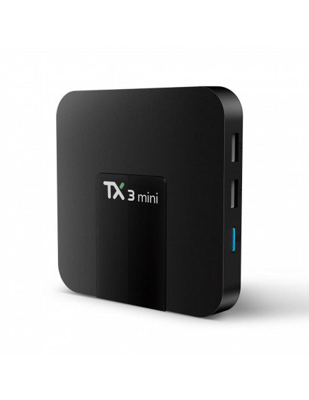 Tv Box Tanix Tx3+ Mini 2Go Ram 16Go Mémoire avec IPTV 12 Mois et Mini Clavier Bluetooth