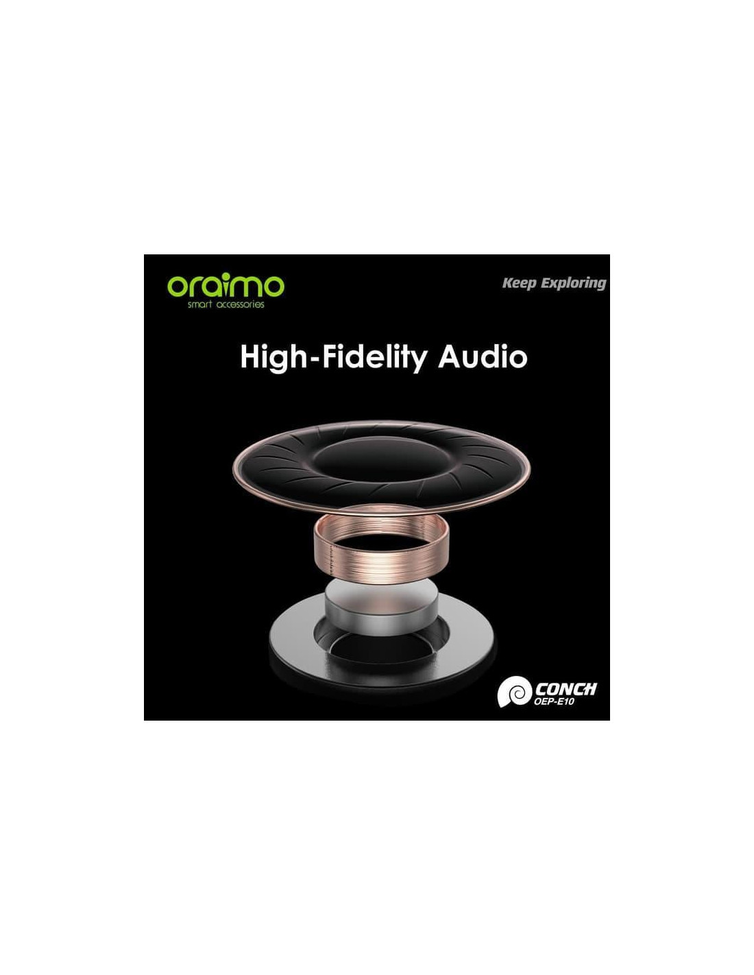 Oraimo Ecouteurs oreillettes audio intra-auriculaires avec micro à prix pas  cher