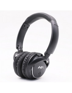 Nia Casque Bluetooth Q1 avec Microphone Radio FM support...