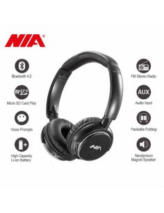 Nia Casque Bluetooth Q1 avec Microphone Radio FM support... 2