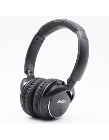 Nia Casque Bluetooth Q1 avec Microphone Radio...
