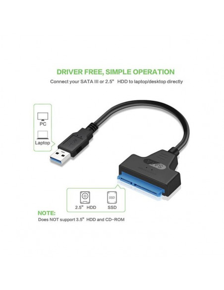 USB Cable Adaptateur 3.0 SATA 3