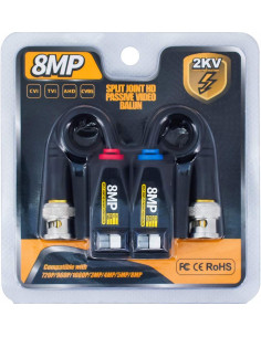 Single Channel Split Joint HD Video Balun 8MP (4K) — for... 2