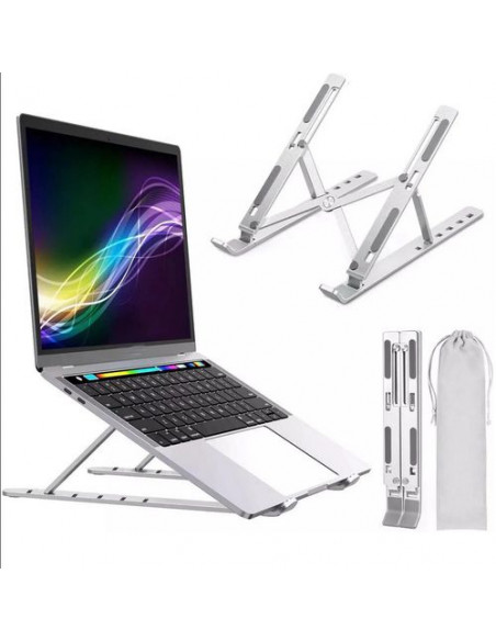 Support pour pc portable et tablette en aluminium ajustables