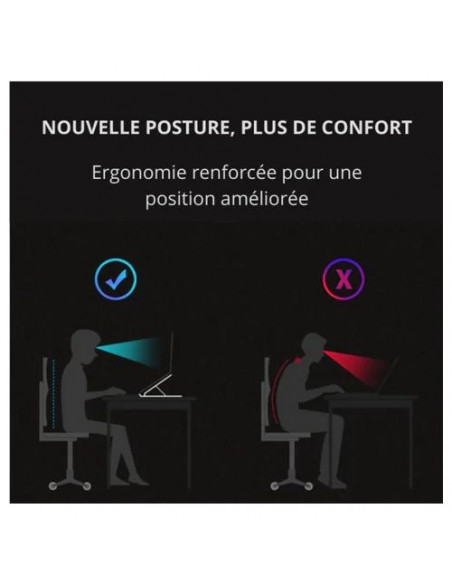 Support pour pc portable et tablette en aluminium ajustables