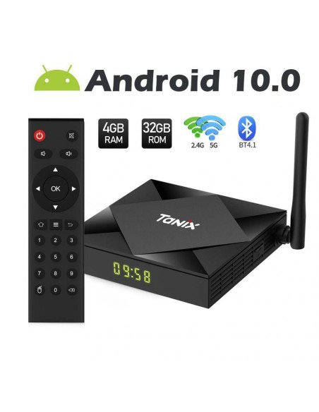 6 Tv Box 4k, Android 10 – 8Gb – 1Ram - kingTecno