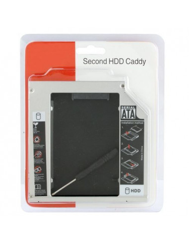 Hard Drive SATA to SATA 2.5″ Second HDD Caddy...