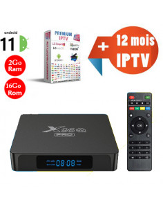 TV Box X96Q pro Android 11 2Gb Ram 16Gb avec abonnement...