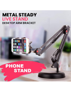 Support de téléphone de bureau pliable multifonctions