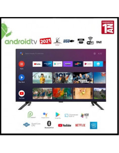 Smart TV 32" Itel Android 11 OFFICIEL Bluetooth 5...